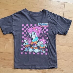 Sonic Kids Graphic Tee - Charcoal